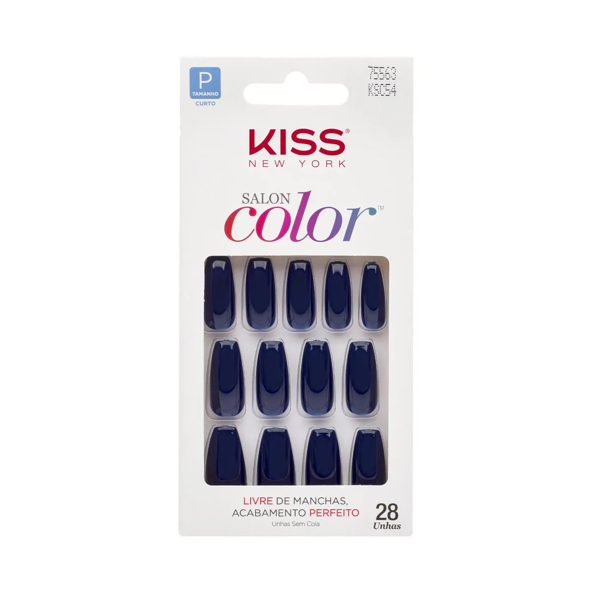 Unhas Postiças Kiss New York Salon Color Curta - Little Princess