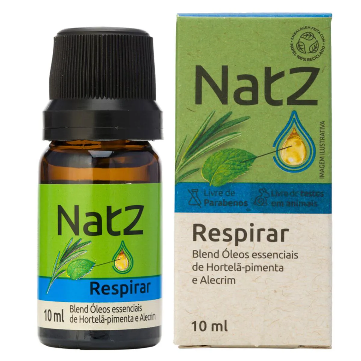 Óleo Essencial Blend Natz Respirar 10ml