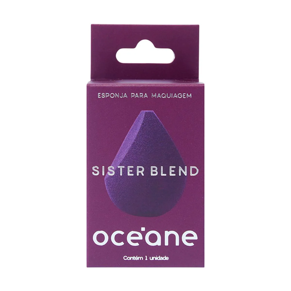 Esponja de Maquiagem Sister Blend Océane Roxo 1 unidade