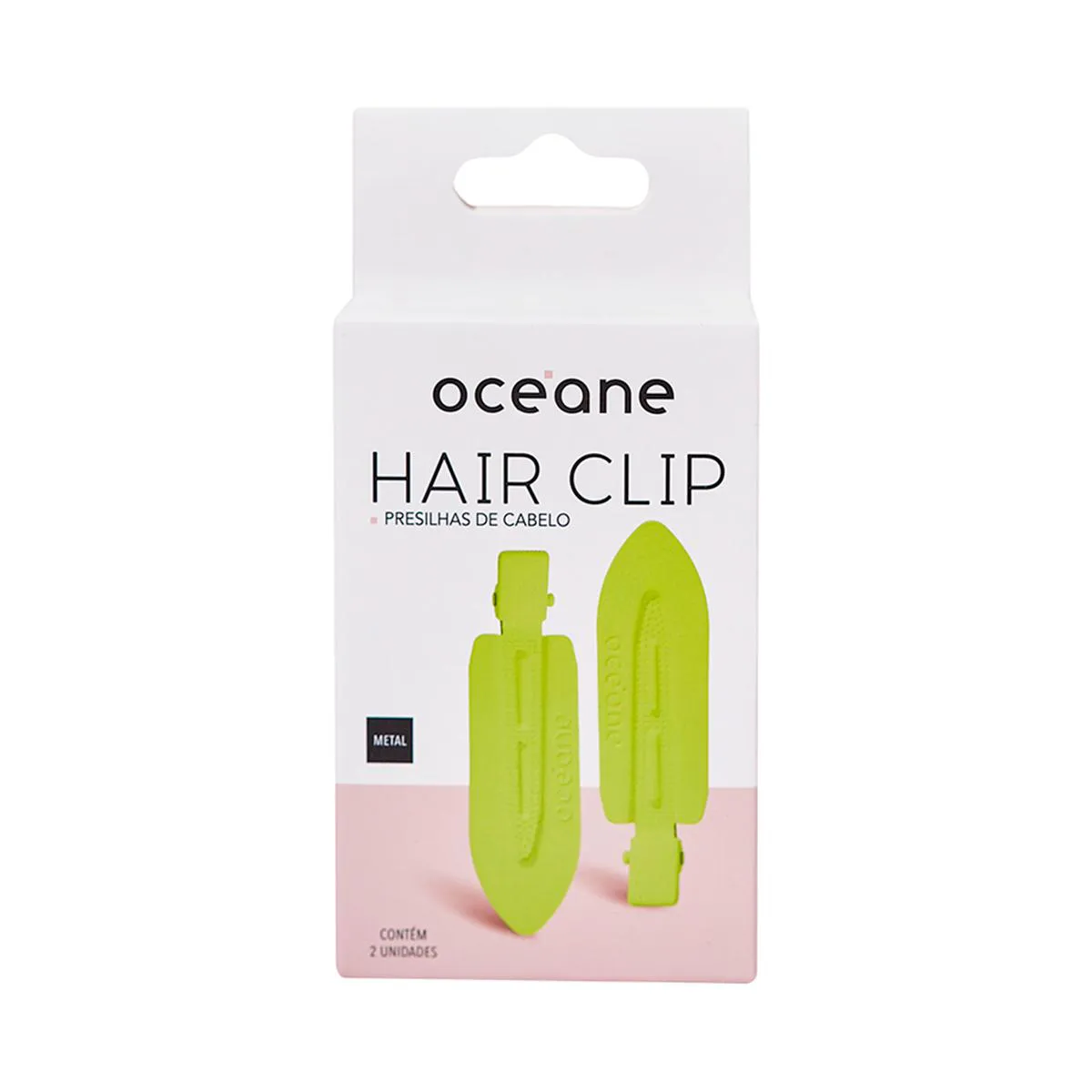 Presilhas de Cabelo Océane Hair Clip Amarelo 2 unidades
