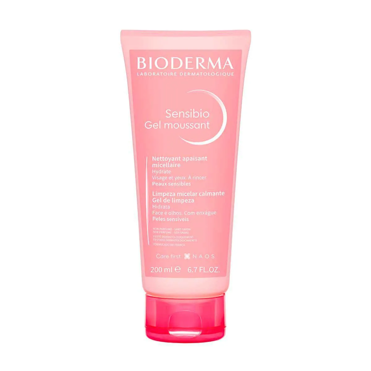 Gel de Limpeza Micelar Bioderma Sensibio Gel Moussant Calmante e Hidratante 200ml