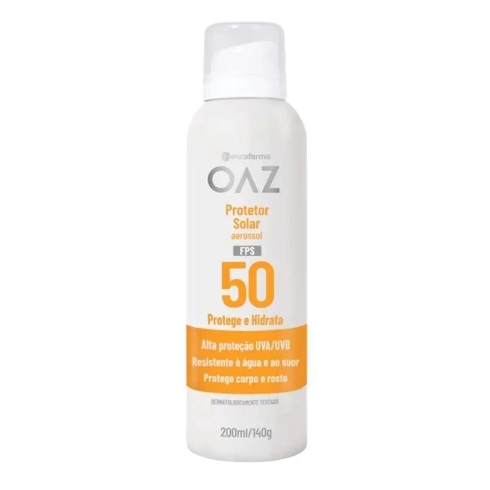 Protetor Solar Aerosol Oaz Fps 50 Eurofarma 200Ml