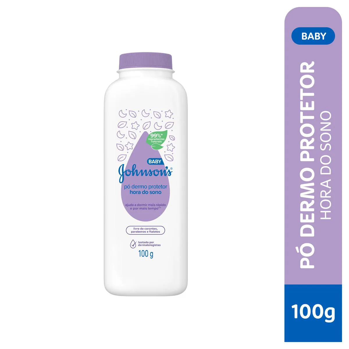 Talco Dermo Protetor Johnson's Baby Hora do Sono 100g