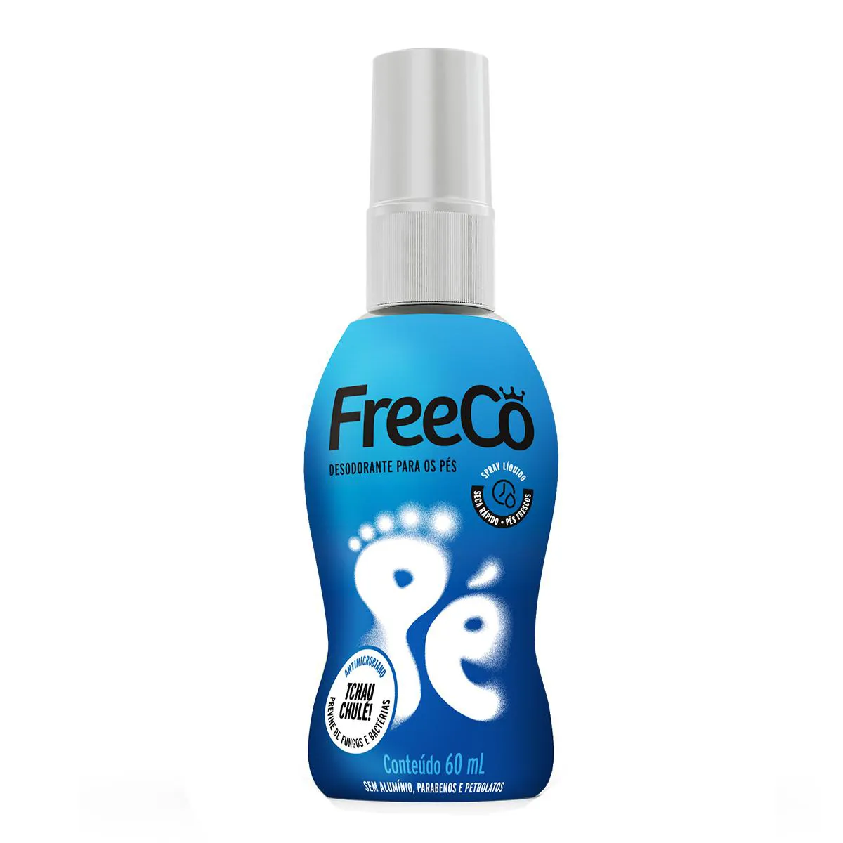 Desodorante Para Pés FreeCô Spray Líquido 60ml