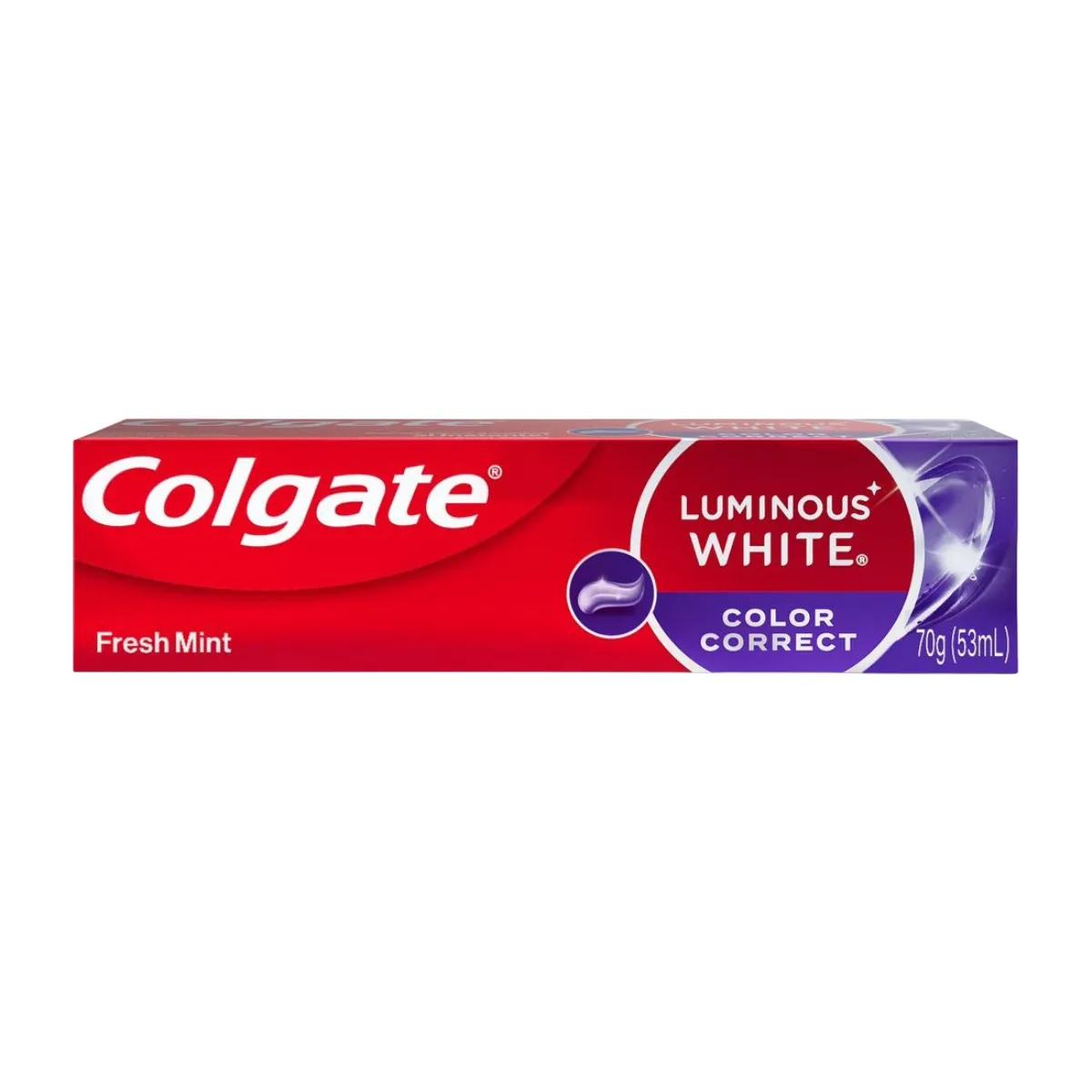 Creme Dental Colgate Luminous White Color Correct Fresh Mint 70g