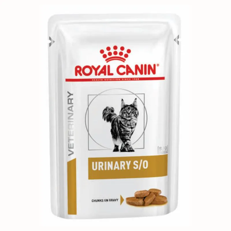 Kit 3 Sachê Royal Canin V.diet Urinary S/O Gato Adulto 85Gr