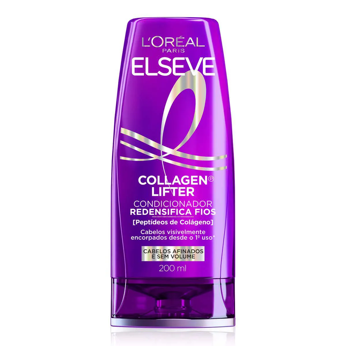 Condicionador Redensifica Fios Elseve Colágeno Lifter Redensificação e Maciez com Peptídeos de Colágeno 200ml