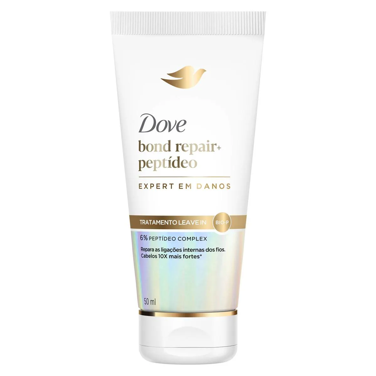 Creme Leave-in Dove Bond Repair + Peptídeo 50ml