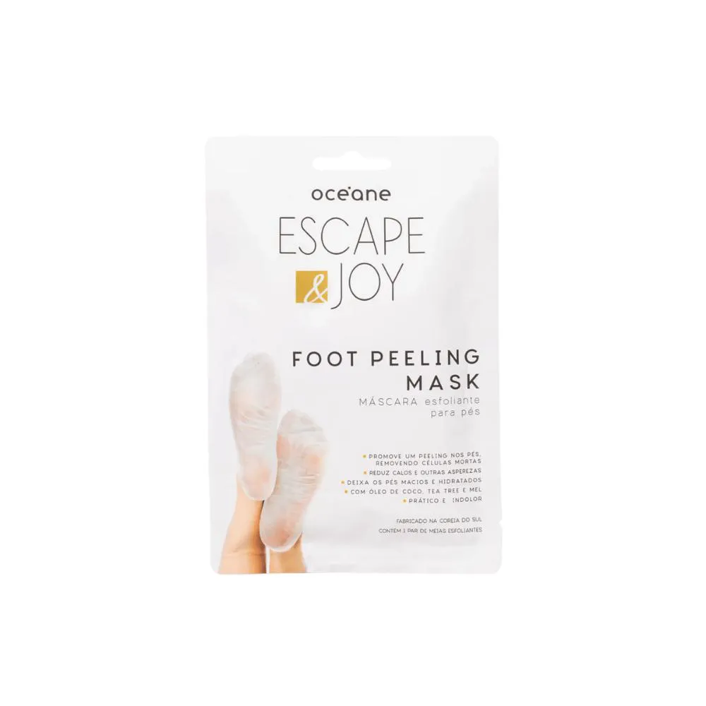 Oceane Foot Peeling Máscara Esfoliante para Pés