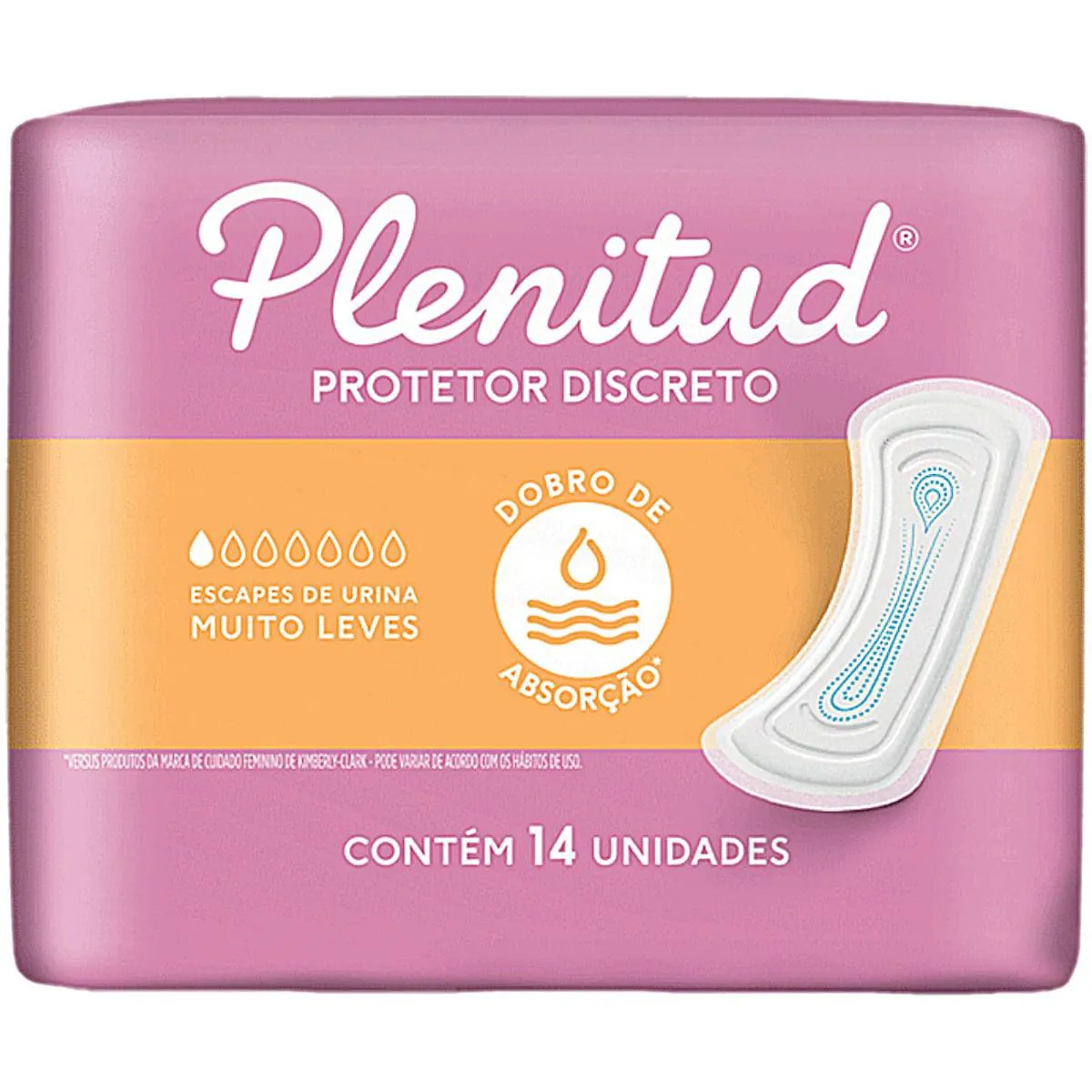 Absorvente Plenitud Femme Protetor Discreto Leve 14 Unidades