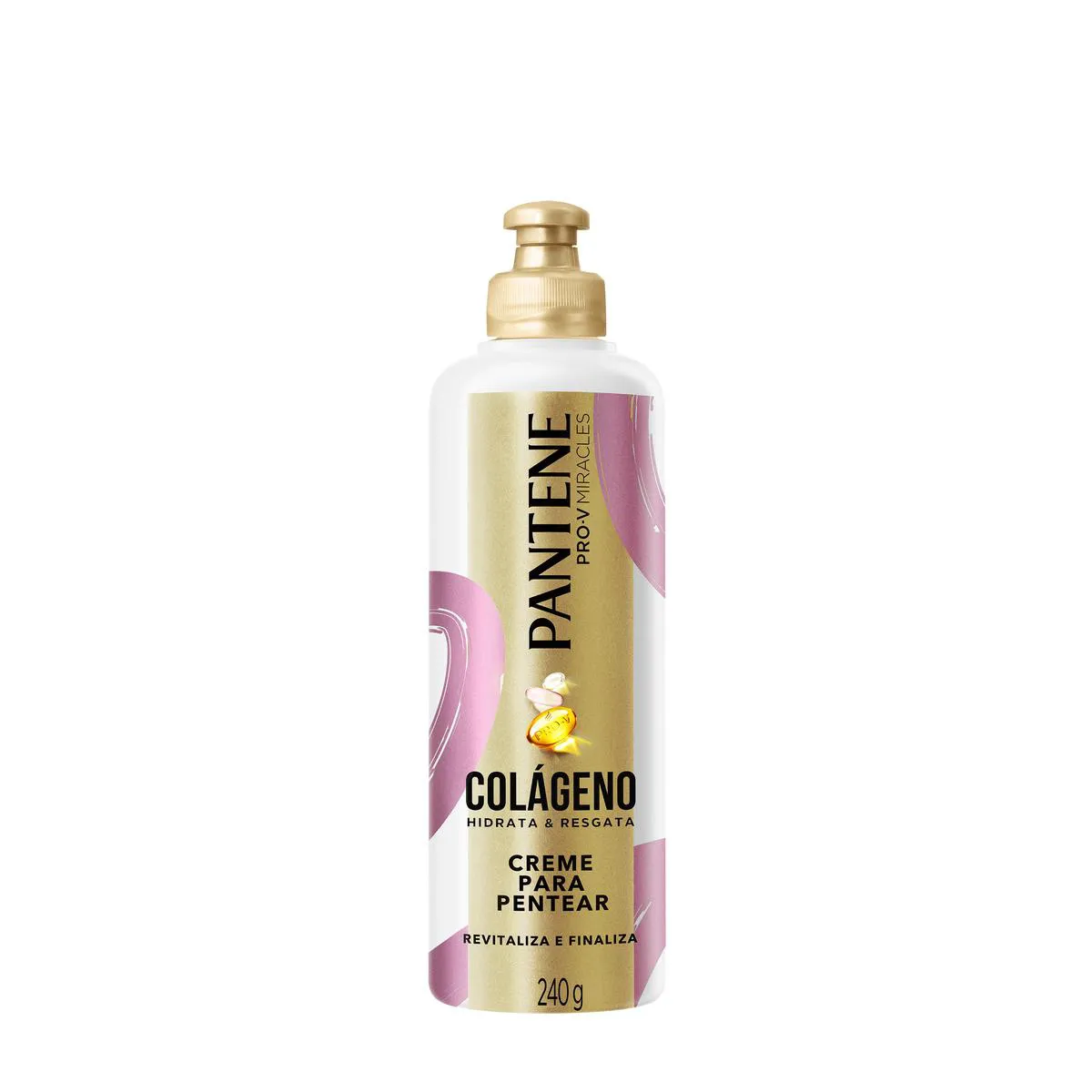 Creme para Pentear Pantene Pro-V Miracles Colágeno Hidrata & Resgata 240g