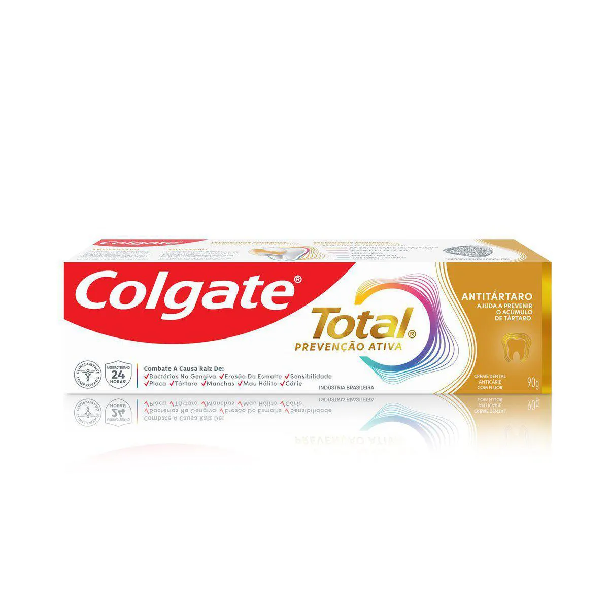 Creme Dental Colgate Total Prevenção Ativa Antitártaro 90g