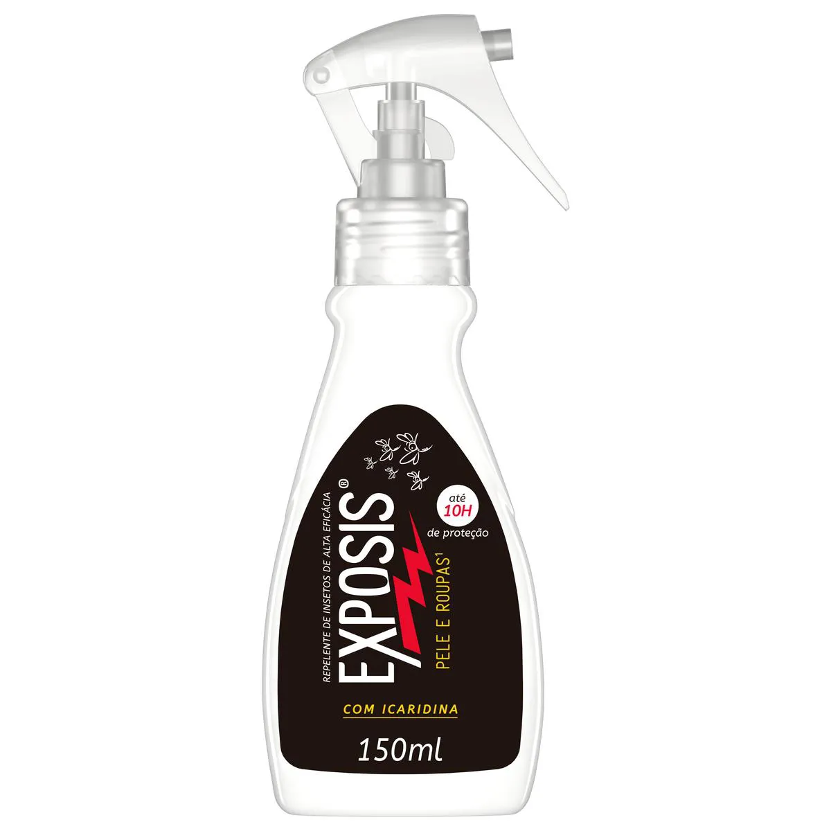 Repelente Exposis Icaridina Adulto e Infantil Sem Perfume Spray 150ml