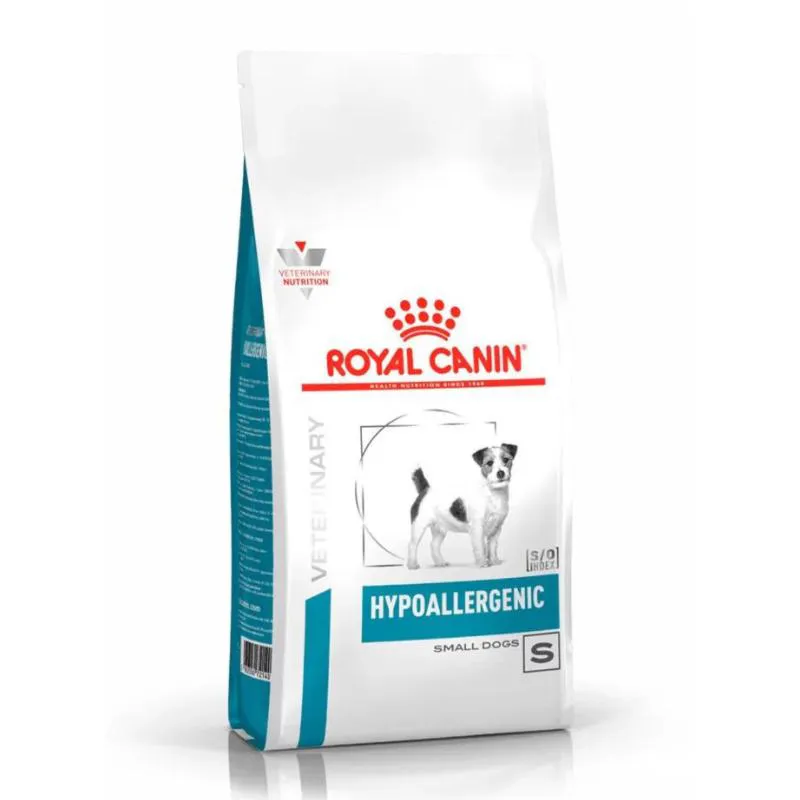 Ração Royal Canin Dieta Veterinária Hipoalergênica Small Dog para Cães Adultos de Pequeno Porte 7,5Kg