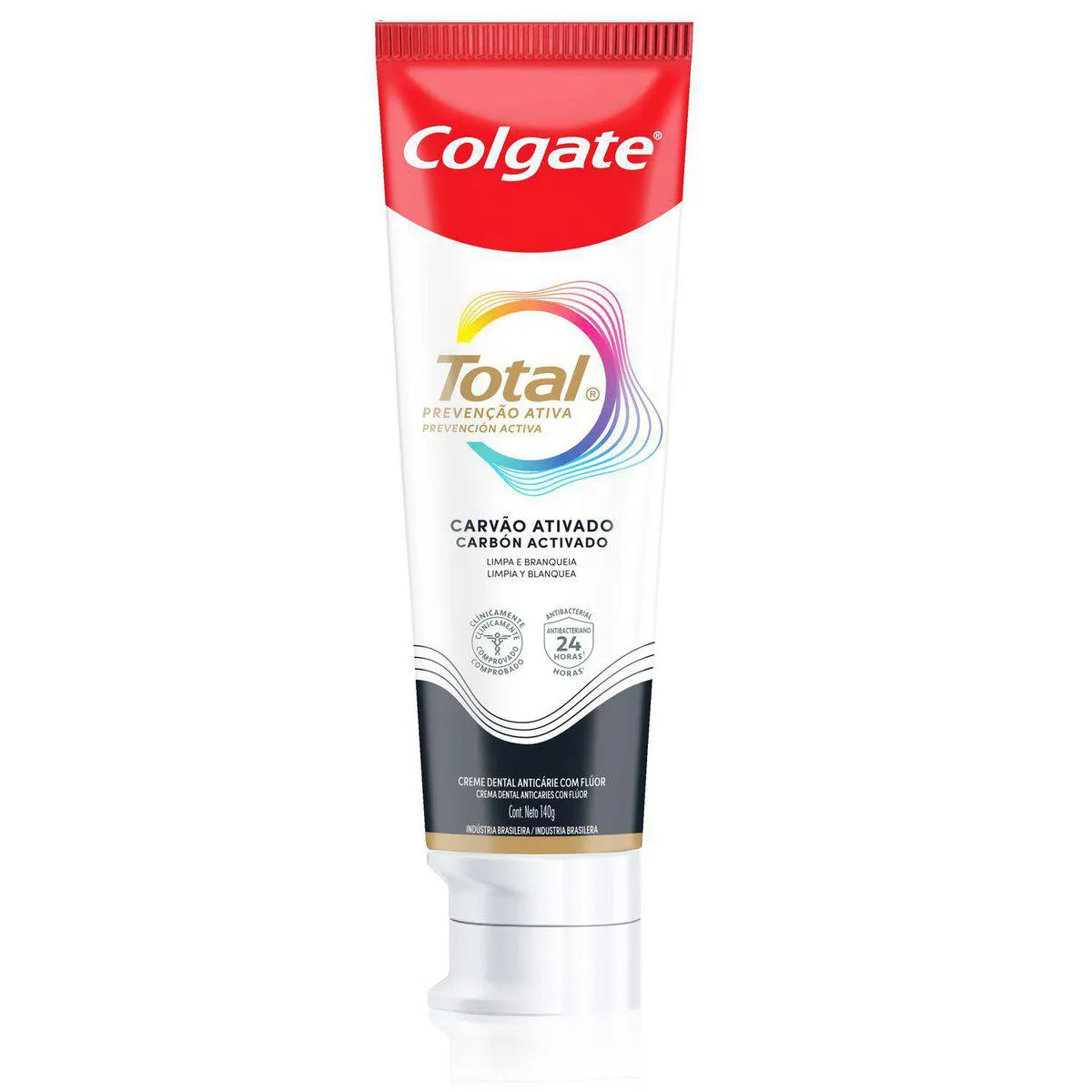 Creme Dental Colgate Total Carvão Ativado 140g