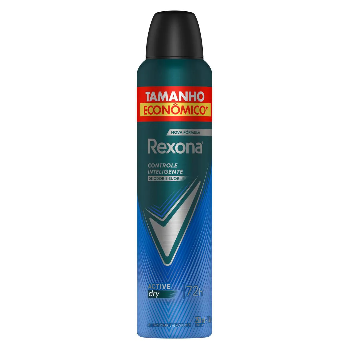 Desodorante Antitranspirante Aerosol Rexona Men Active Dry 72h 250ml