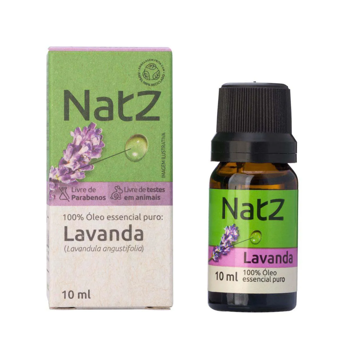 Óleo Essencial de Lavanda Natz 10ml