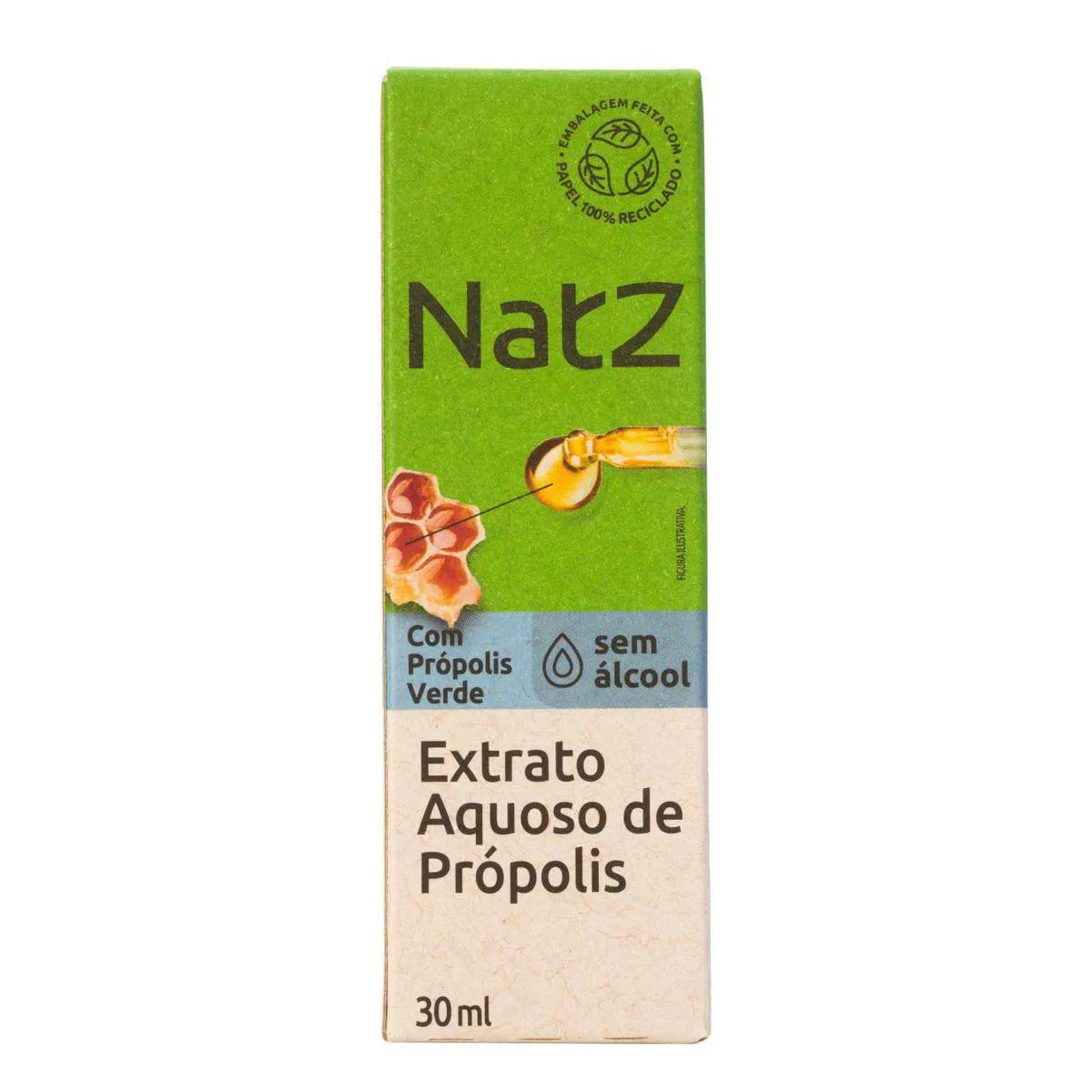 Extrato Aquoso de Própolis Verde Natz Sem Álcool 30ml