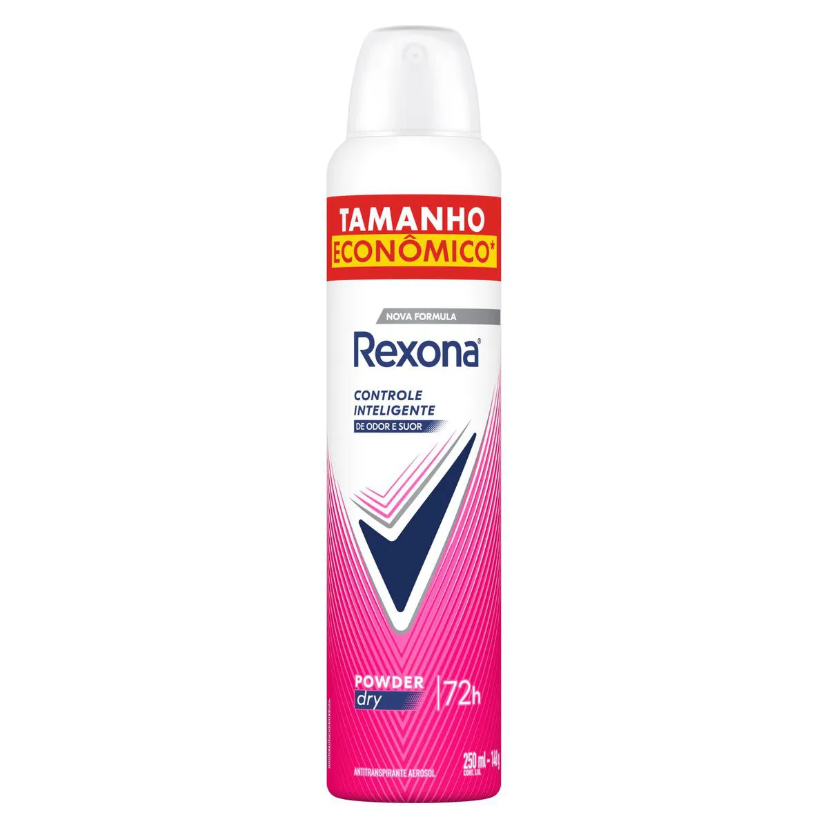 Desodorante Antitranspirante Aerosol Rexona Powder Dry Feminino 72h 250ml