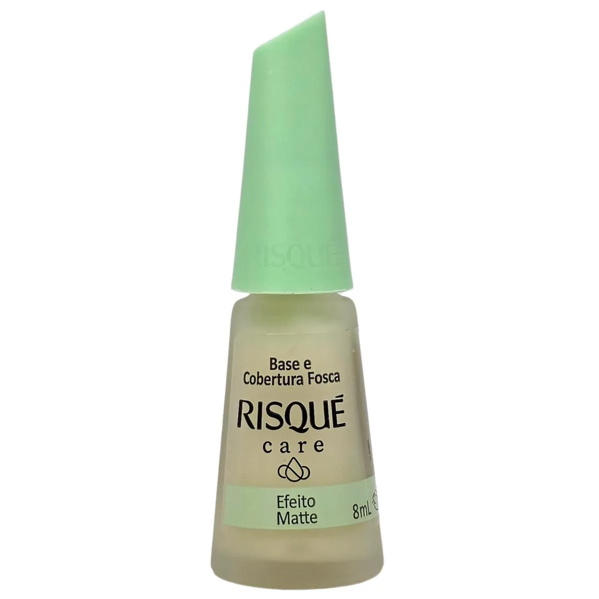 Base e Cobertura Fosca Efeito Matte Risque Care 8ml