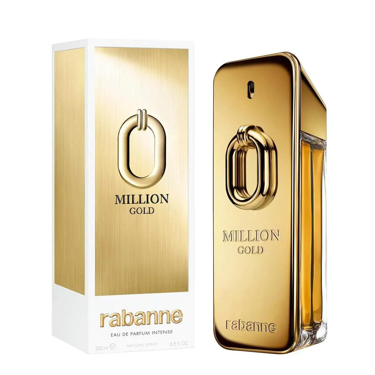 Million Gold Intense Paco Rabanne Eau De Parfum 200ml - Perfume Masculino