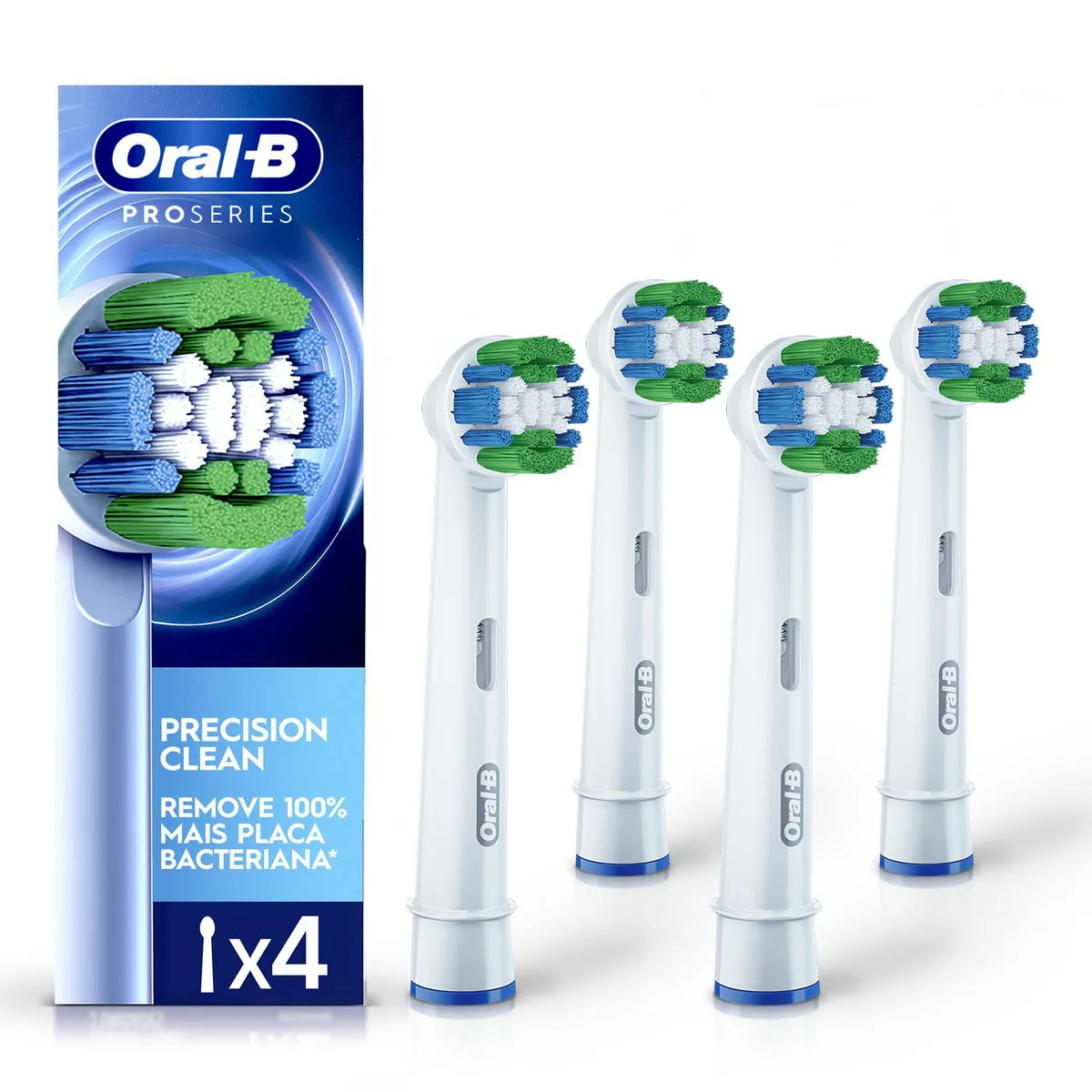 Refil Escova de Dente Elétrica Oral-B PRO Series Precision Clean 4 unidades