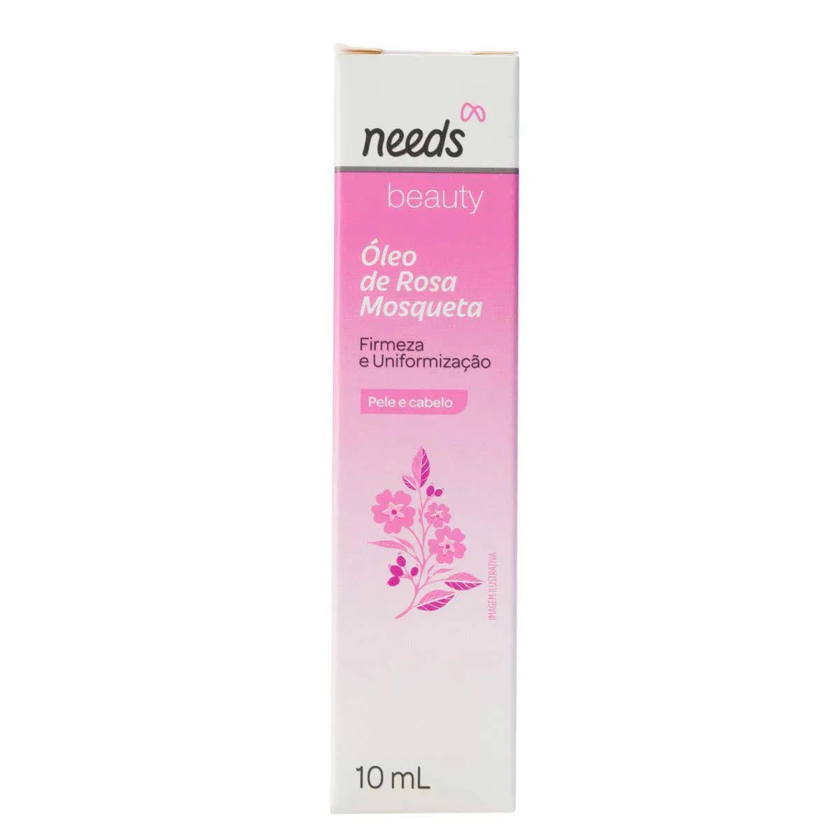 Óleo de Rosa Mosqueta Needs Beauty Pele e Cabelo 10ml