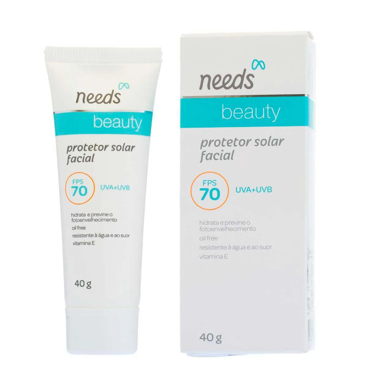 Protetor Solar Facial Needs Beauty FPS 70 40g