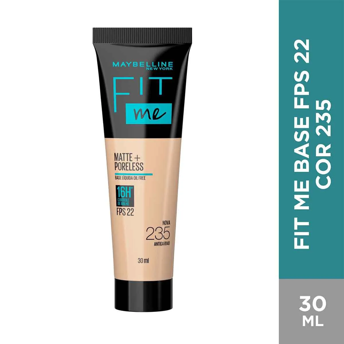 Base Líquida Maybelline NY Fit Me FPS 22 30ml - 235