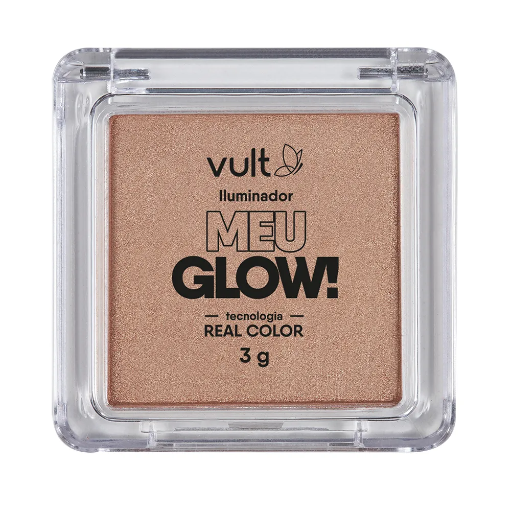 Iluminador Facial Compacto Vult Meu Glow 3g - Bronze
