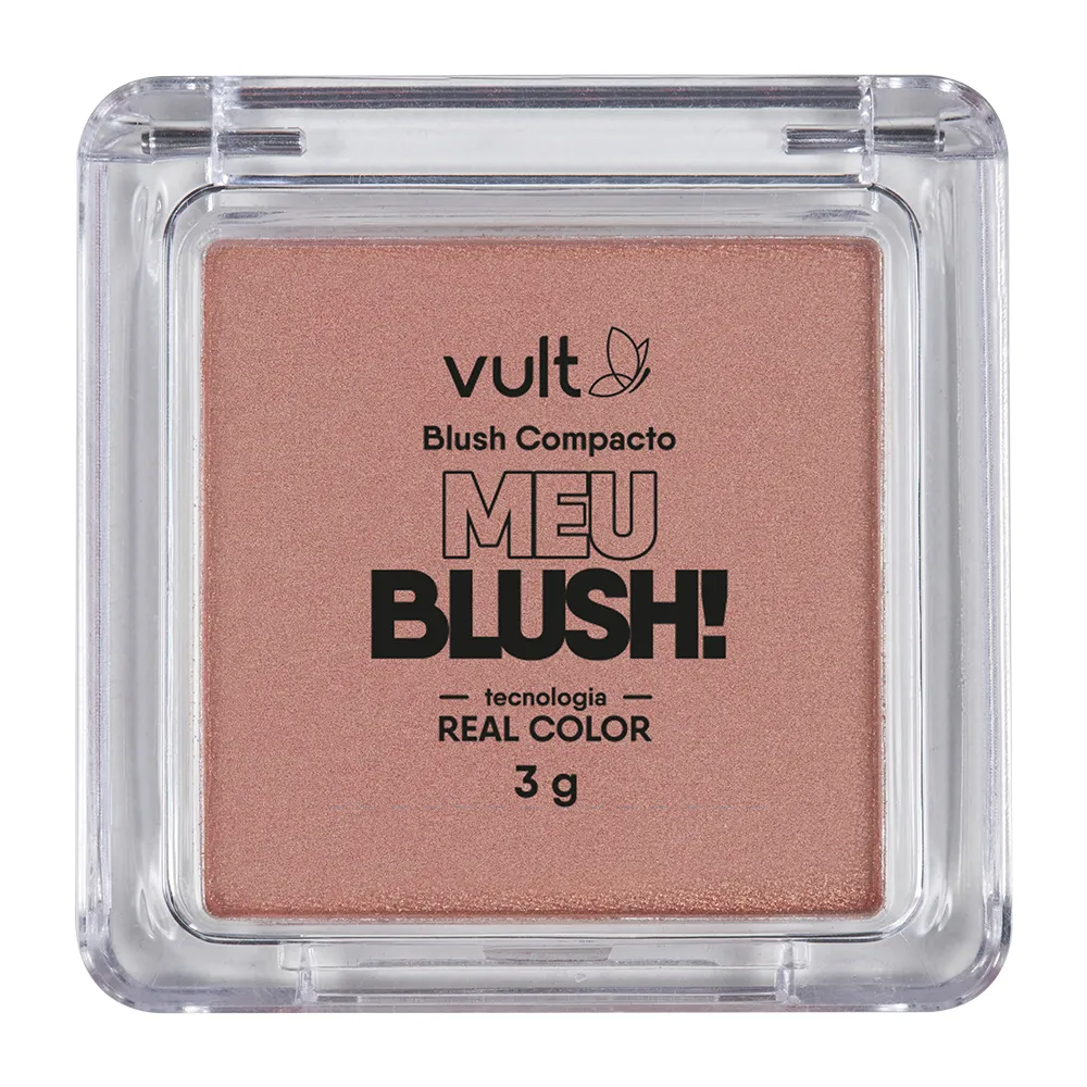 Blush Compacto Vult Meu Blush 3g - Golden Perolado