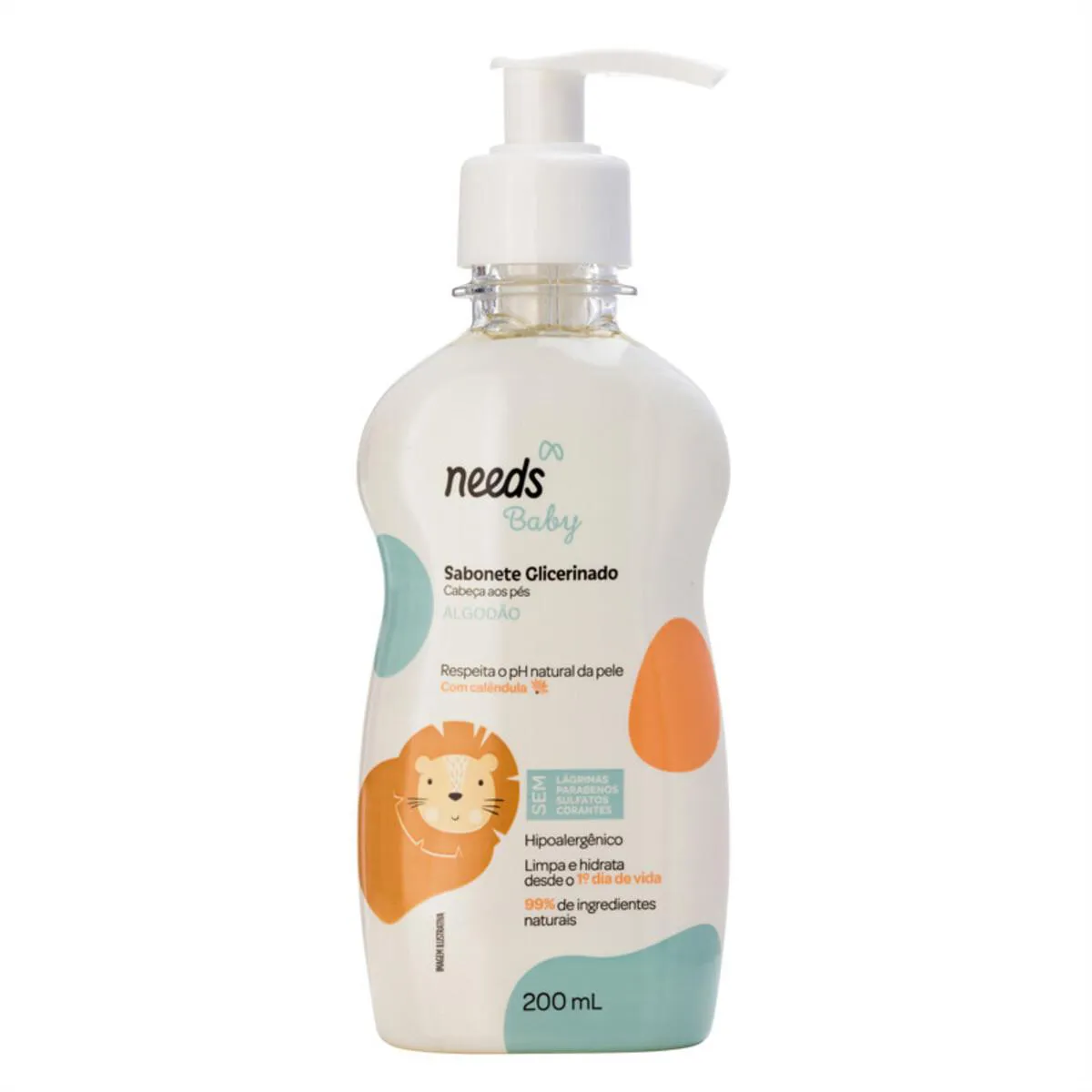 Sabonete de Glicerina Líquido Needs Baby Algodão 200ml