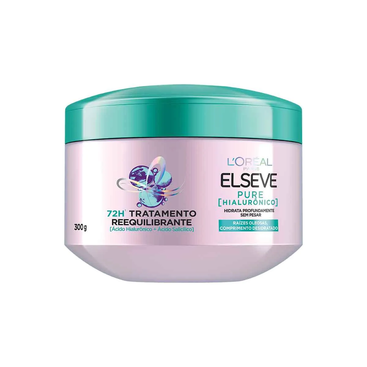 Creme de Tratamento Elseve Pure Hialurônico Máscara Hidratante com Ácido Hialurônico 300g