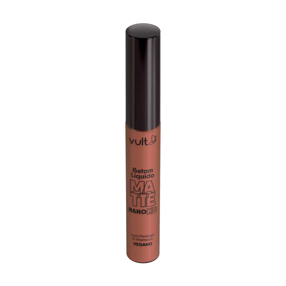 Batom Líquido Matte Vult Nano HD Castanho Claro 5ml