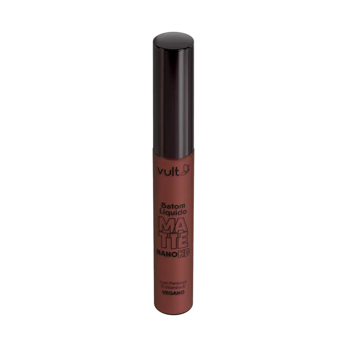 Batom Líquido Matte Vult Nano HD Castanho Escuro 5ml