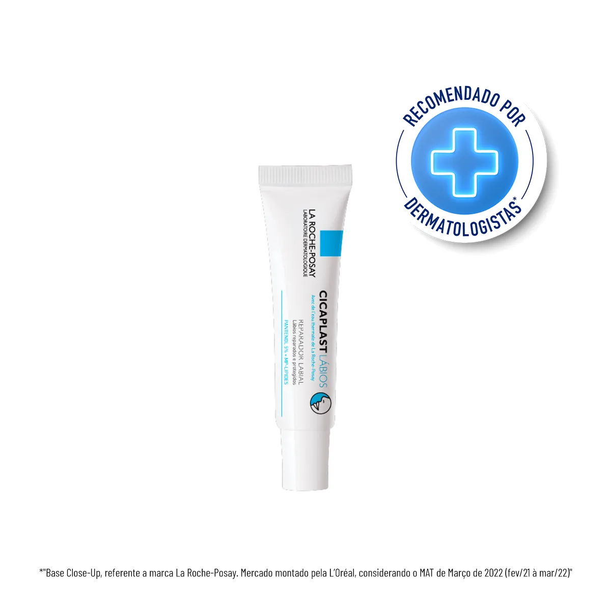 Reparador Labial Cicaplast Lábios La Roche-Posay 7,5ml Reparação e Proteção para Lábios Ressecados