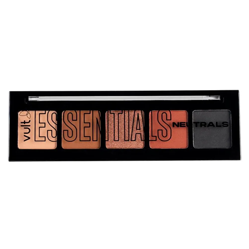 Vult Essentials Neutrals 5 Shades Paleta de Sombra em Pó 3g