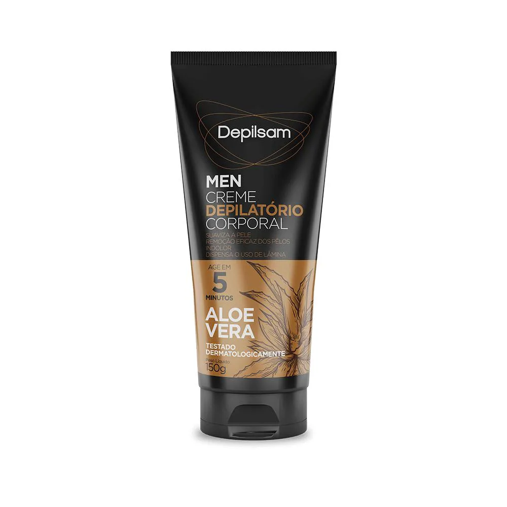 Creme Depilatório Depilsam Men Corporal Masculino 150g