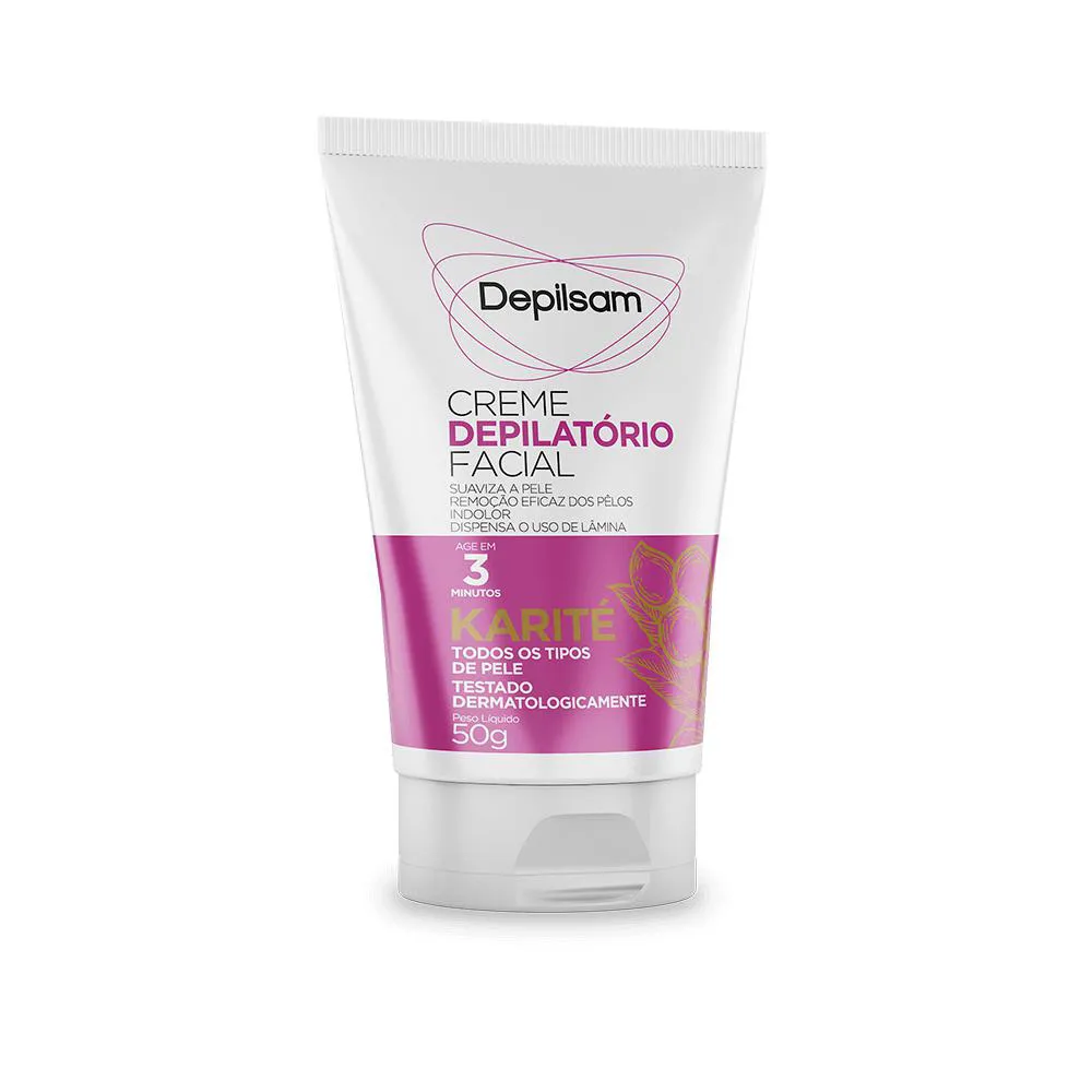 Creme Depilatório Facial Depilsam Karité 50g