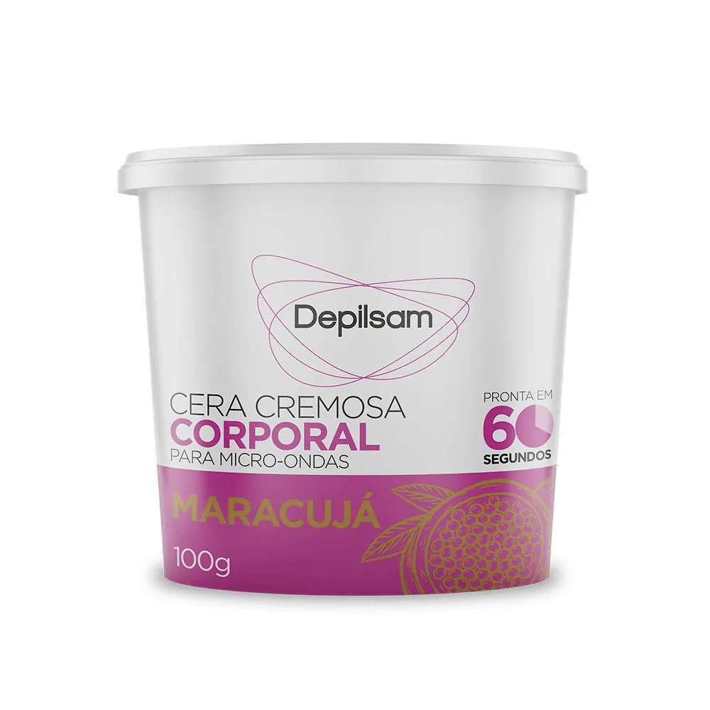 Cera Cremosa Depilsam de Micro-ondas Maracujá 100g