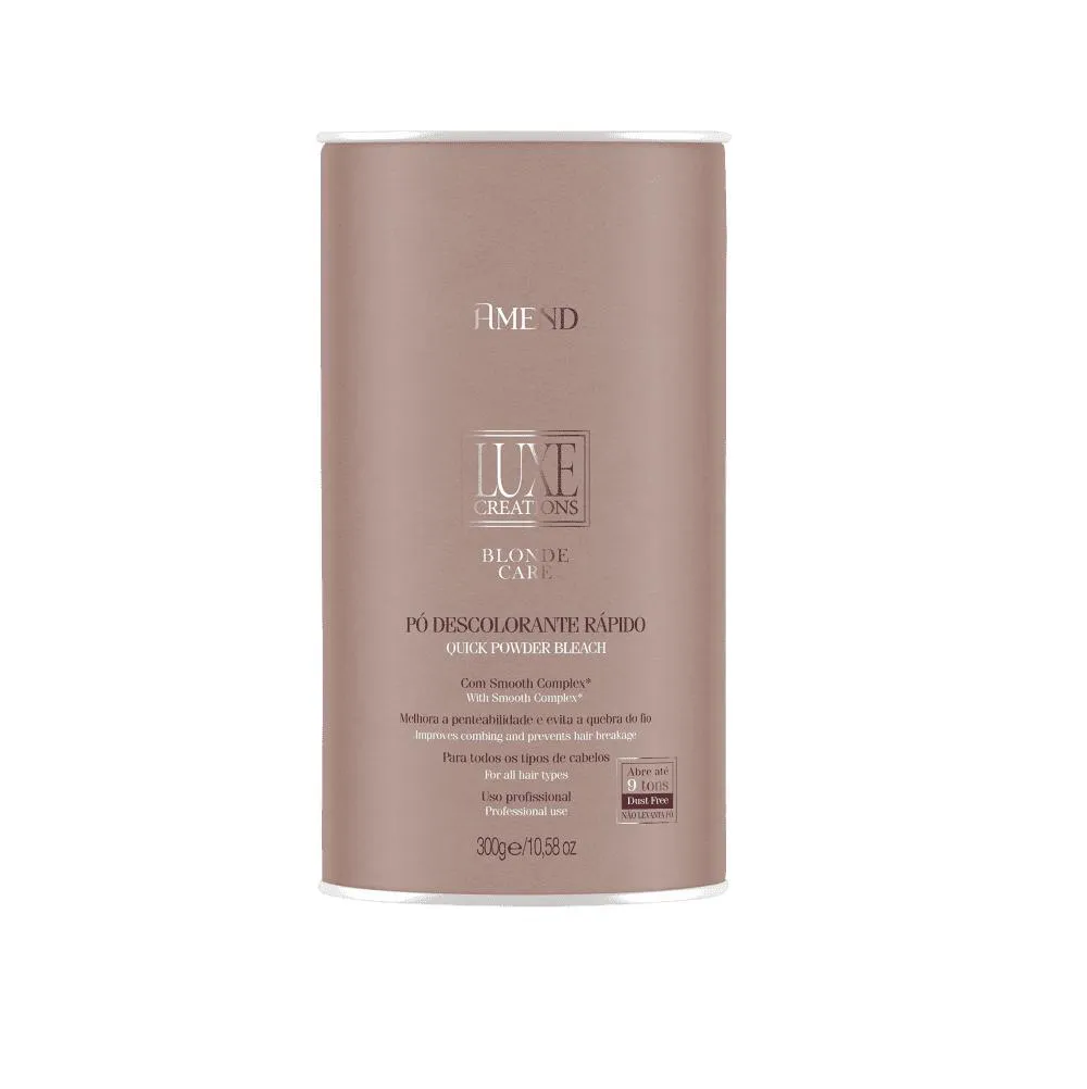 Amend Luxe Creations Blonde Care - Pó Descolorante Rápido 300g