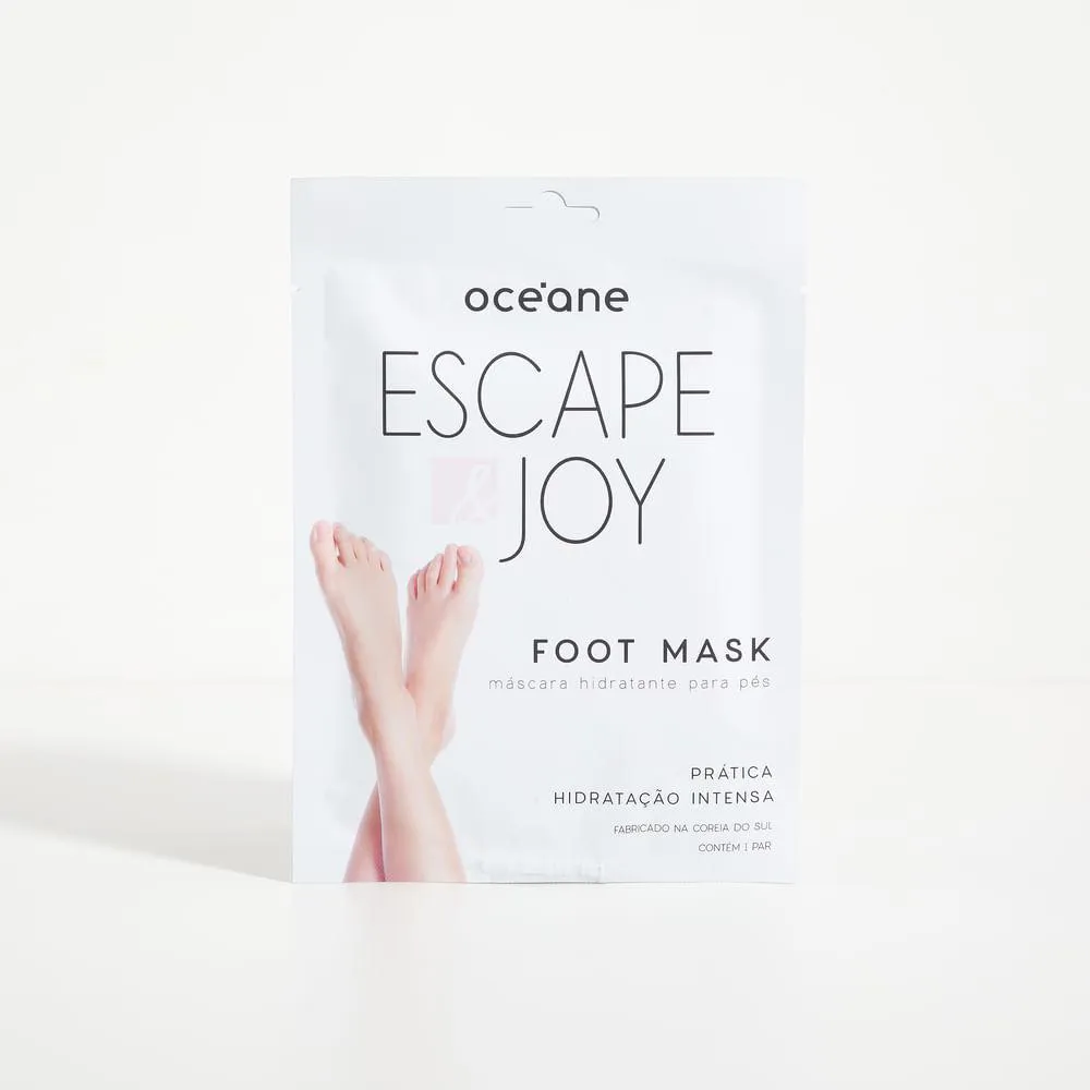Máscara Hidratante para Pés com Óleo de Coco - Foot Mask 1 Par Sim