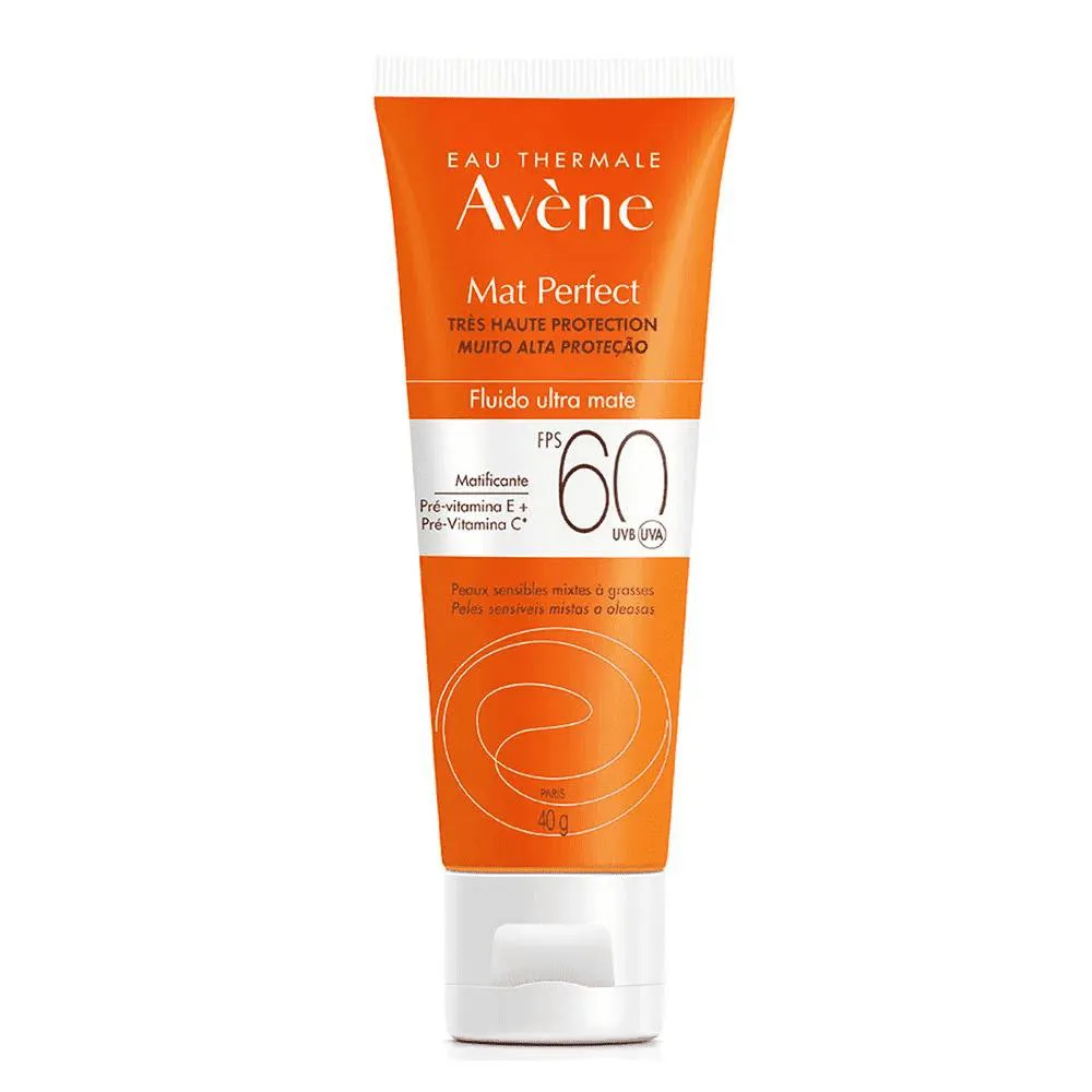 Eau Thermale Avène Mat Perfect Fluido Sem Cor Fps60 40G