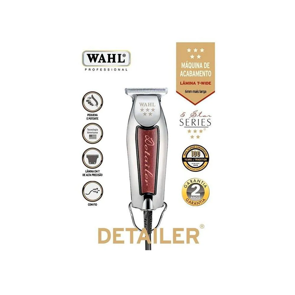 Máquina de Acabamento Wahl Detailer Bivolt