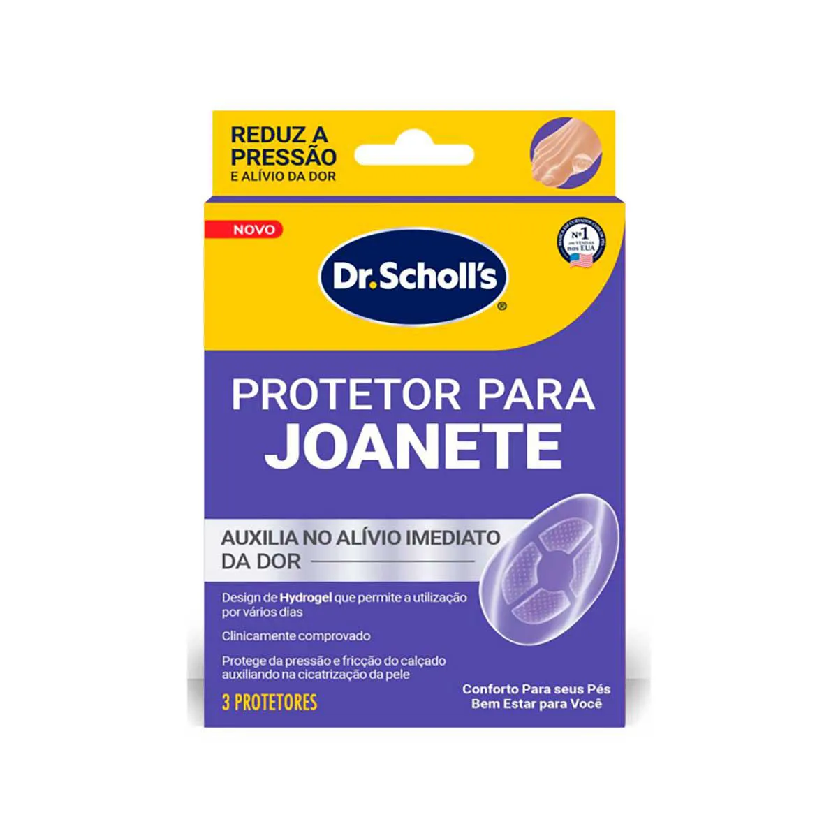 Protetor para Joanete Dr. Scholl’s 3 unidades