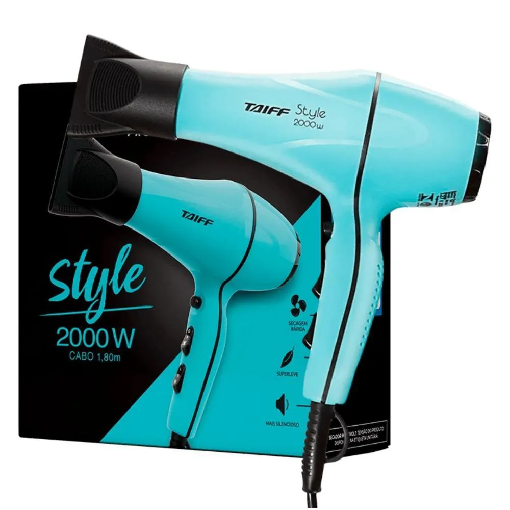 Secador Taiff Style Azul 2000w 220v