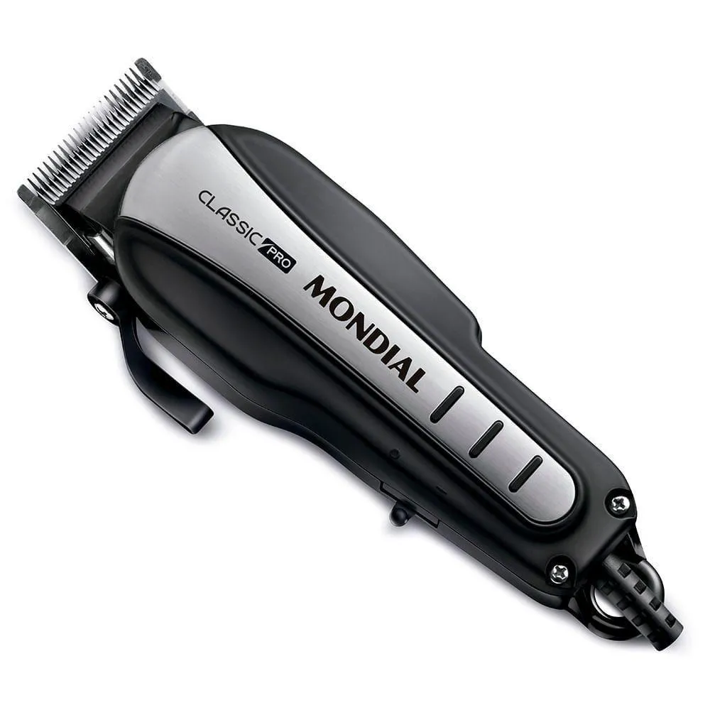 Cortador de Cabelos Mondial Classic Pro 127v Preto/inox 110v