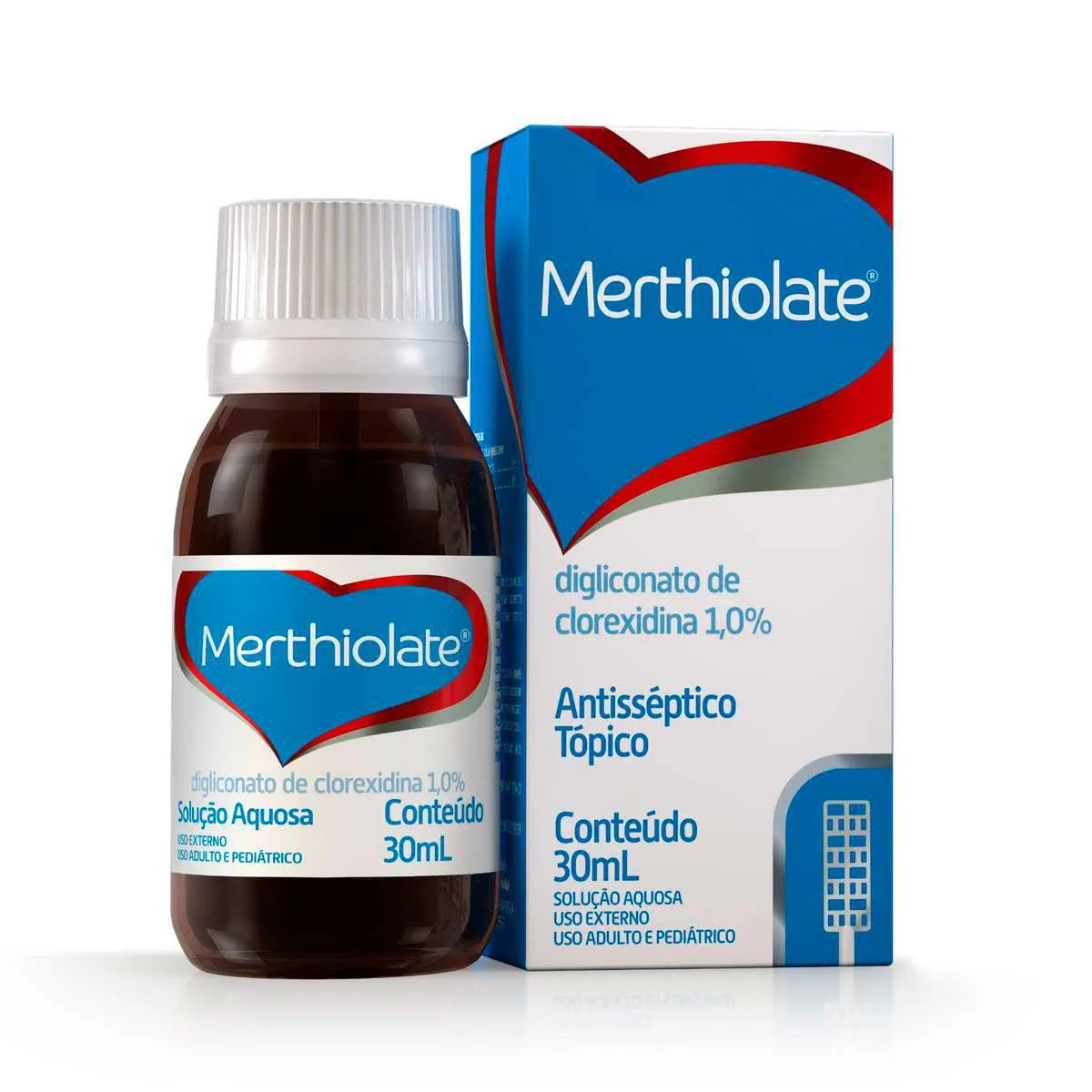 Antisséptico Tópico Merthiolate Solução com 30ml