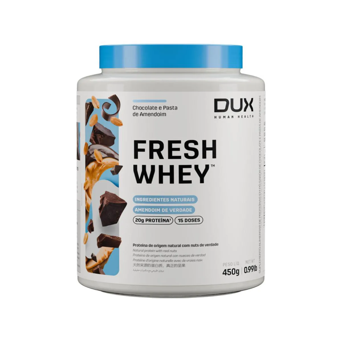 Fresh Whey Dux Nutrition Chocolate e Pasta de Amendoim 450g
