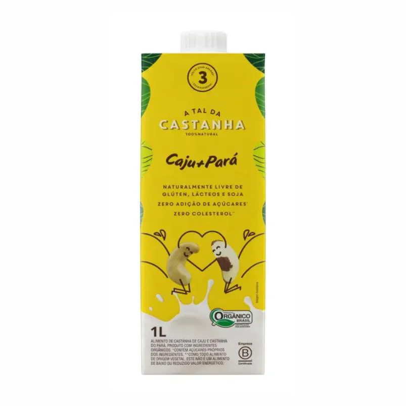 Kit 3x: Leite Vegetal Caju + Pará a Tal da Castanha 1l